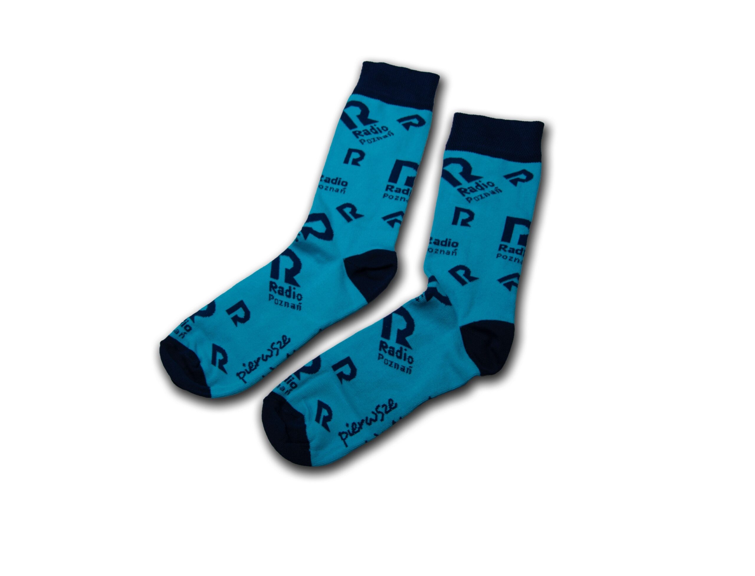 Skarpety z logo Radia Poznań
