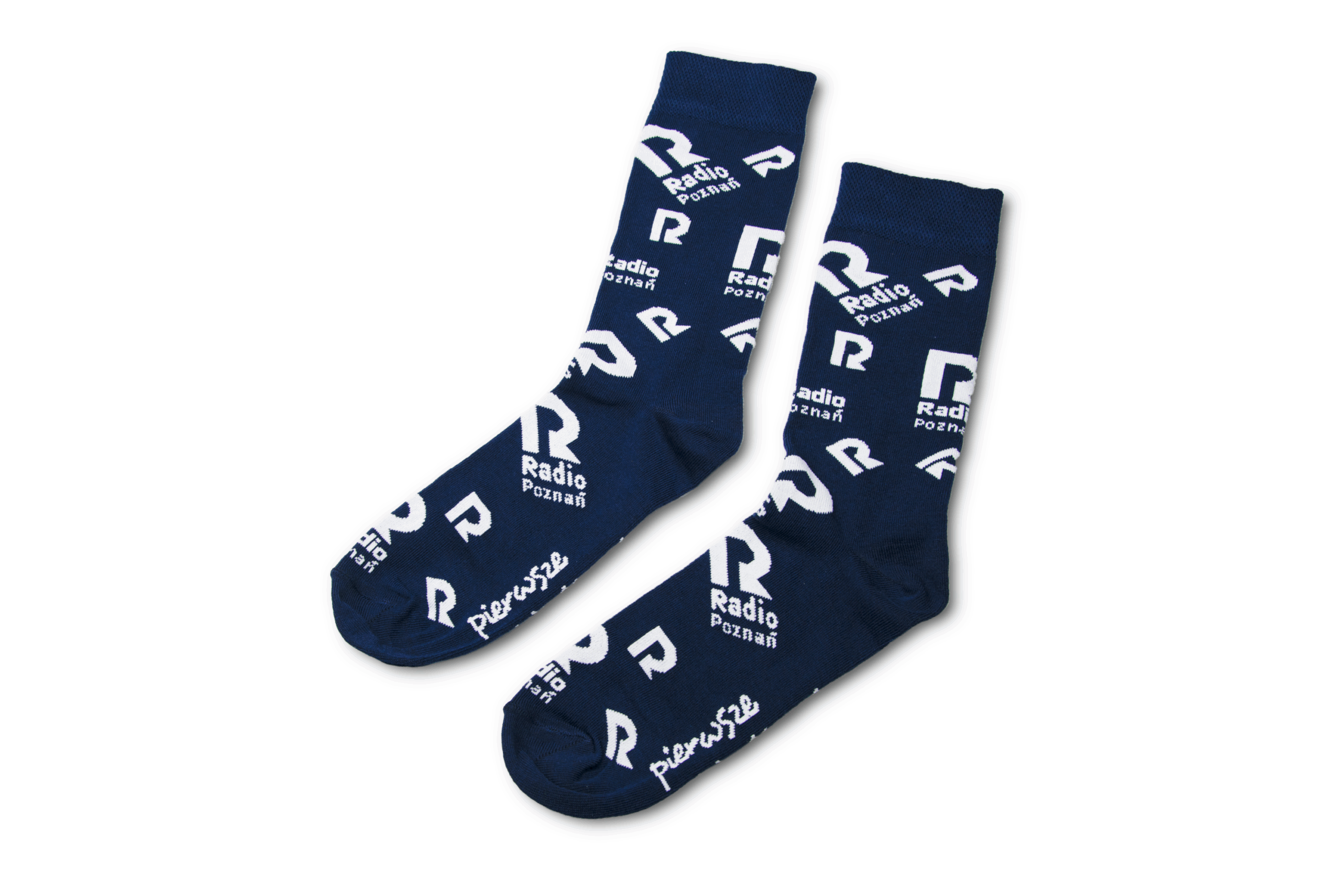Skarpety z logo Radia Poznań